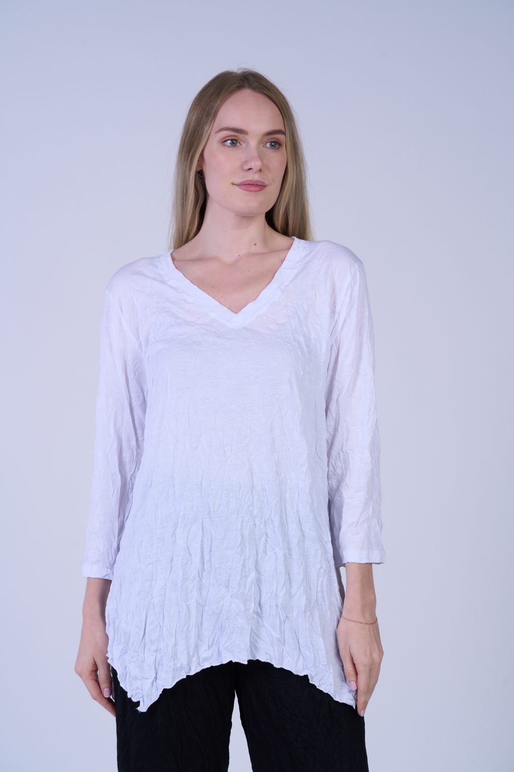 Sand Crinkle Top