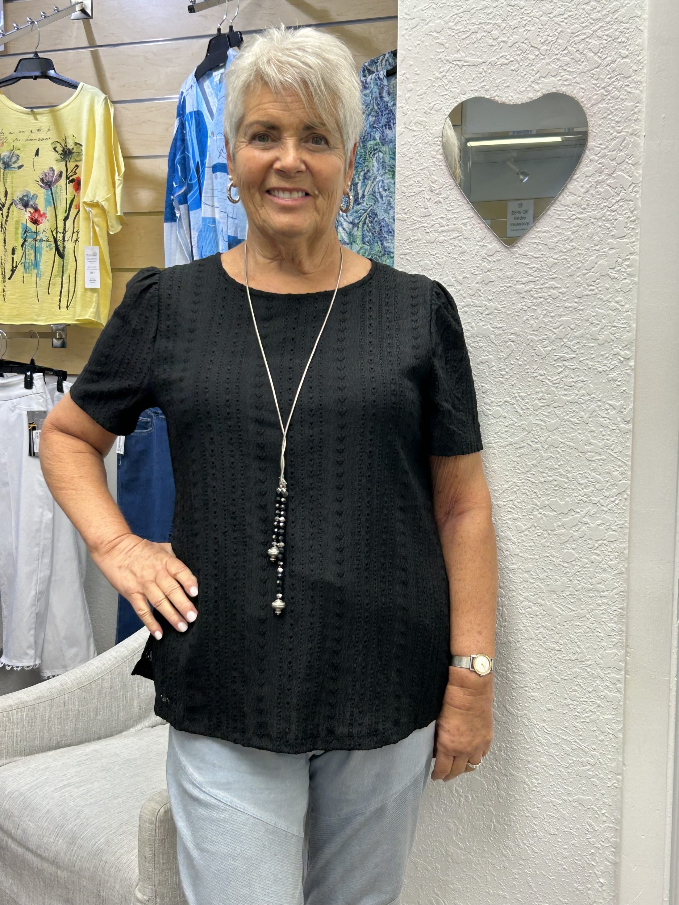 Short Sleeve Everleigh Lace Top