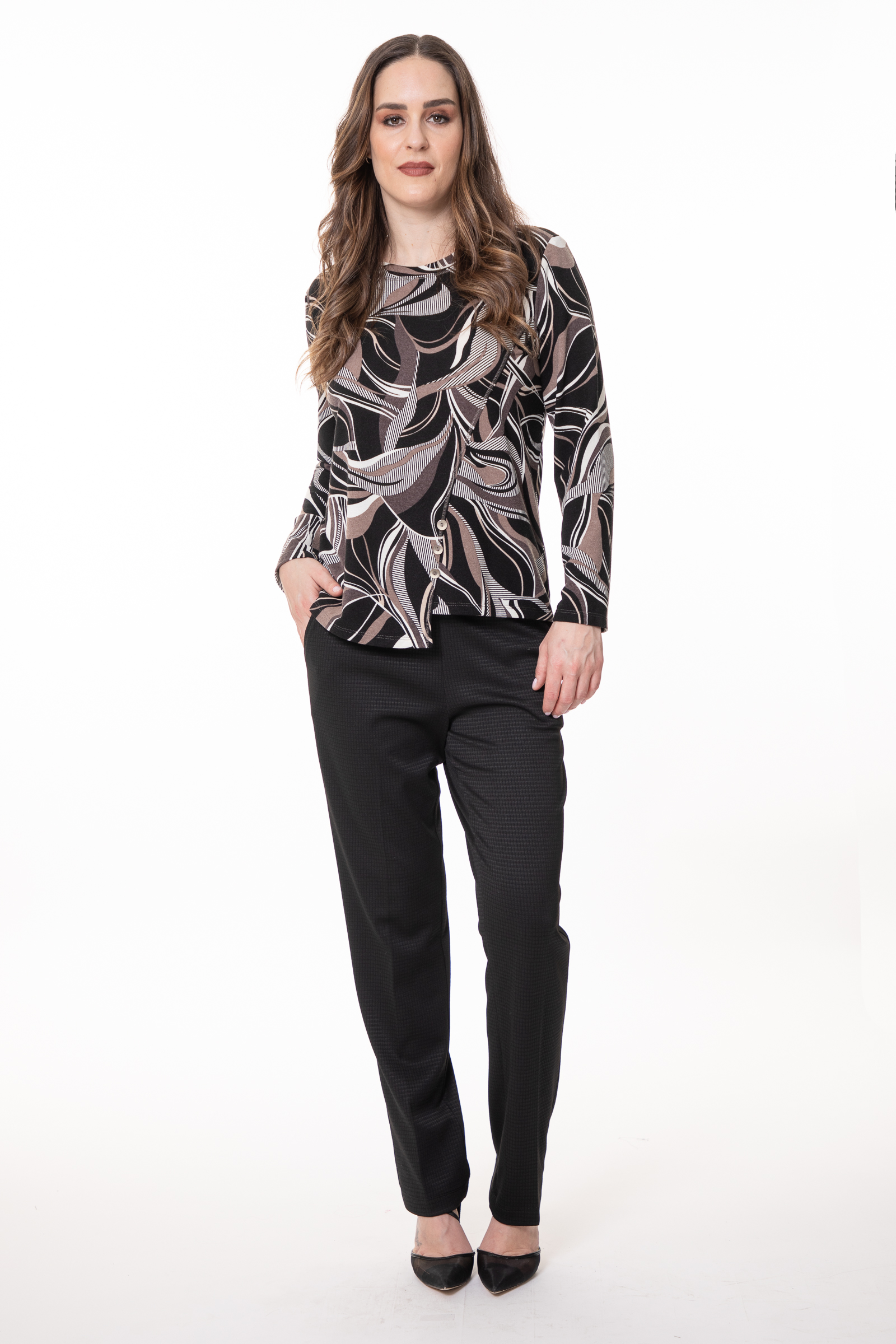 Side Button Blouse