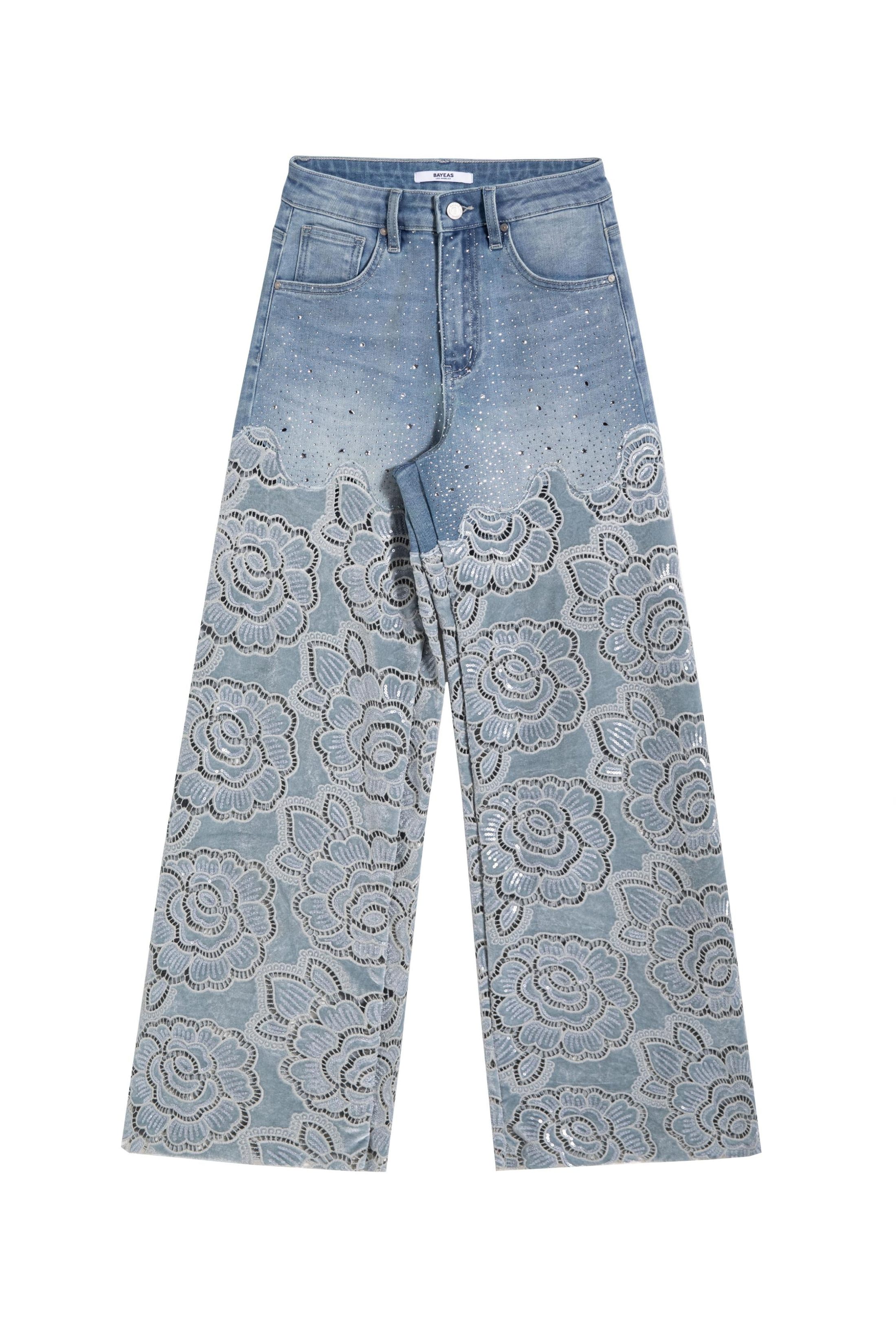 High Rise Wide Leg Jean