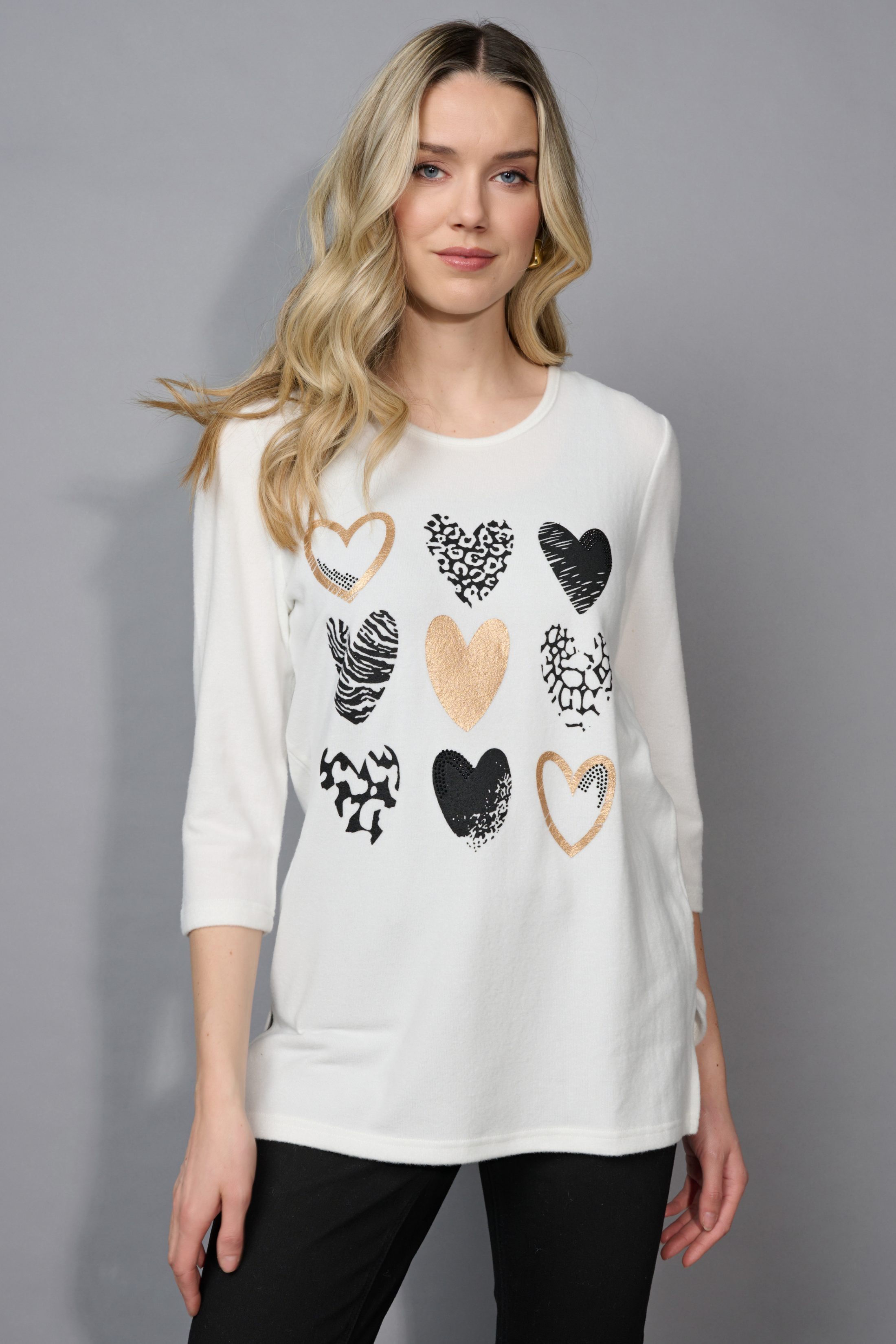 Side Slit Printed Tunic