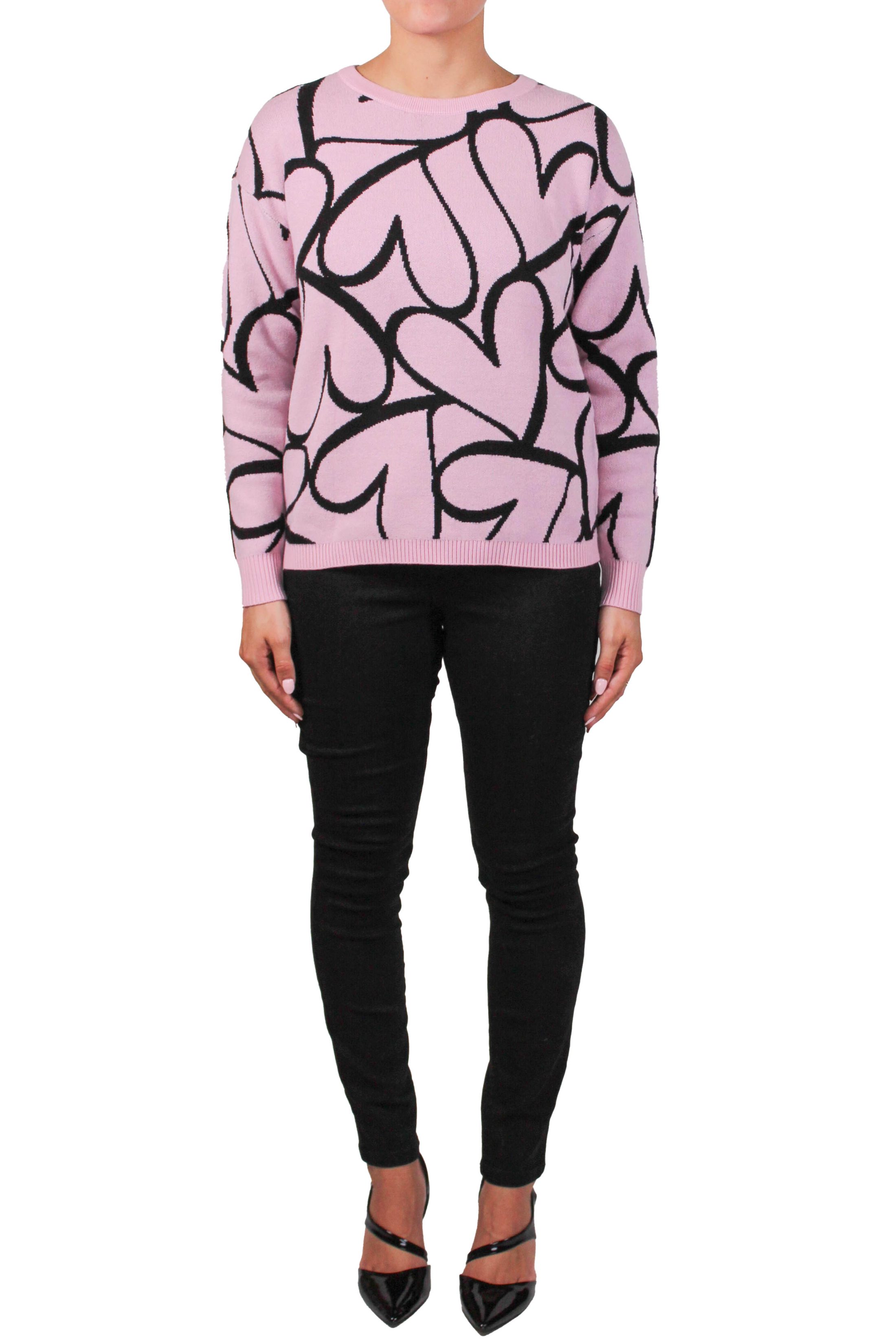 Long Sleeve Heart Sweater