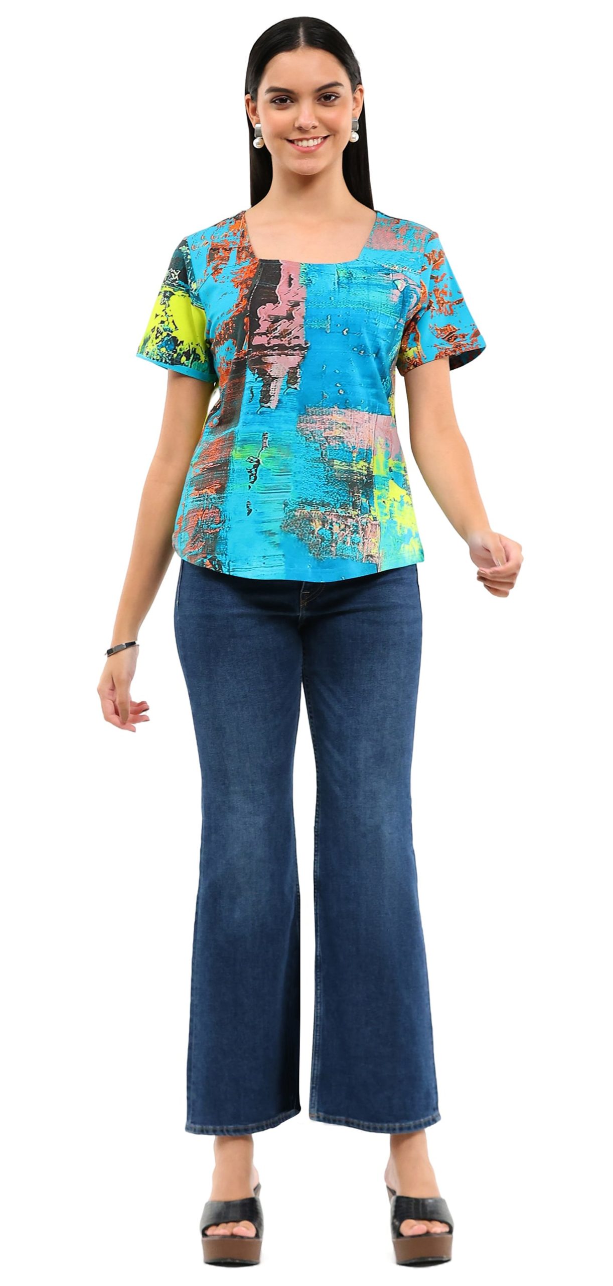 Plus Piper Short Sleeve Top