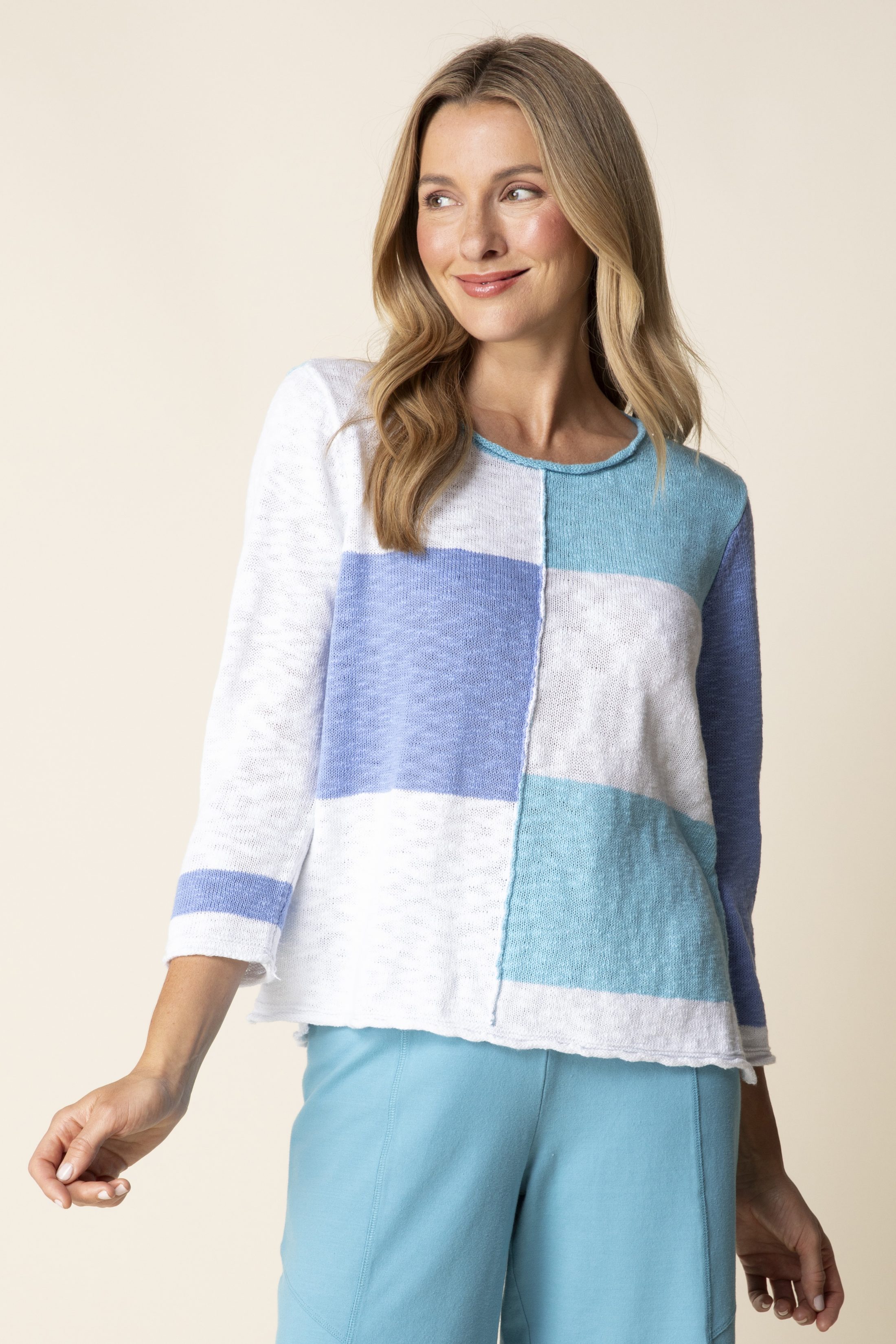 Yin Yang Patchwork Pullover