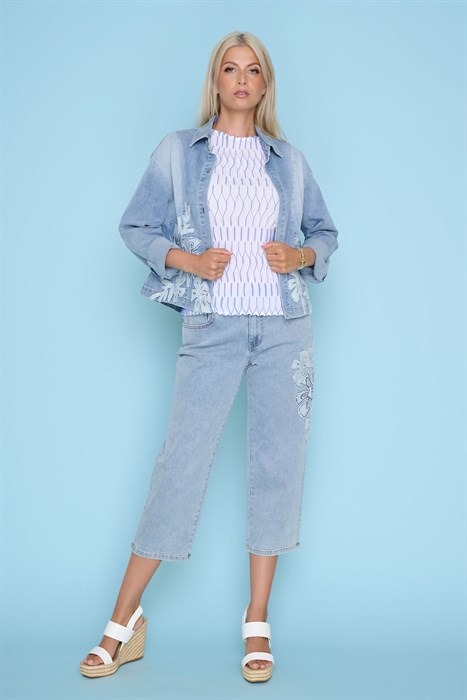 Leaf Appliquè Shirt