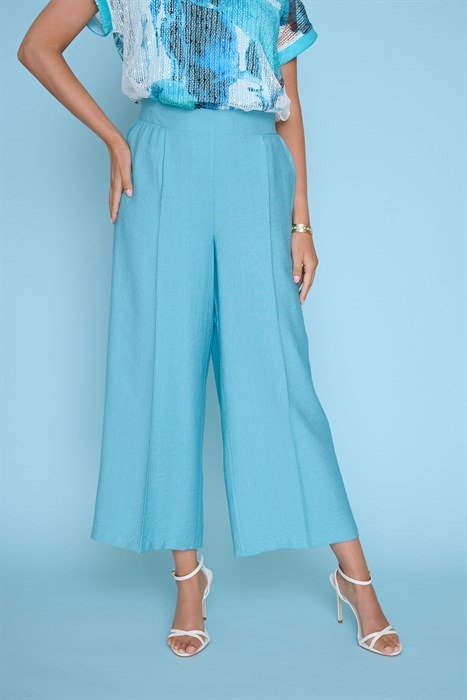 Wide Leg Cropped Pant