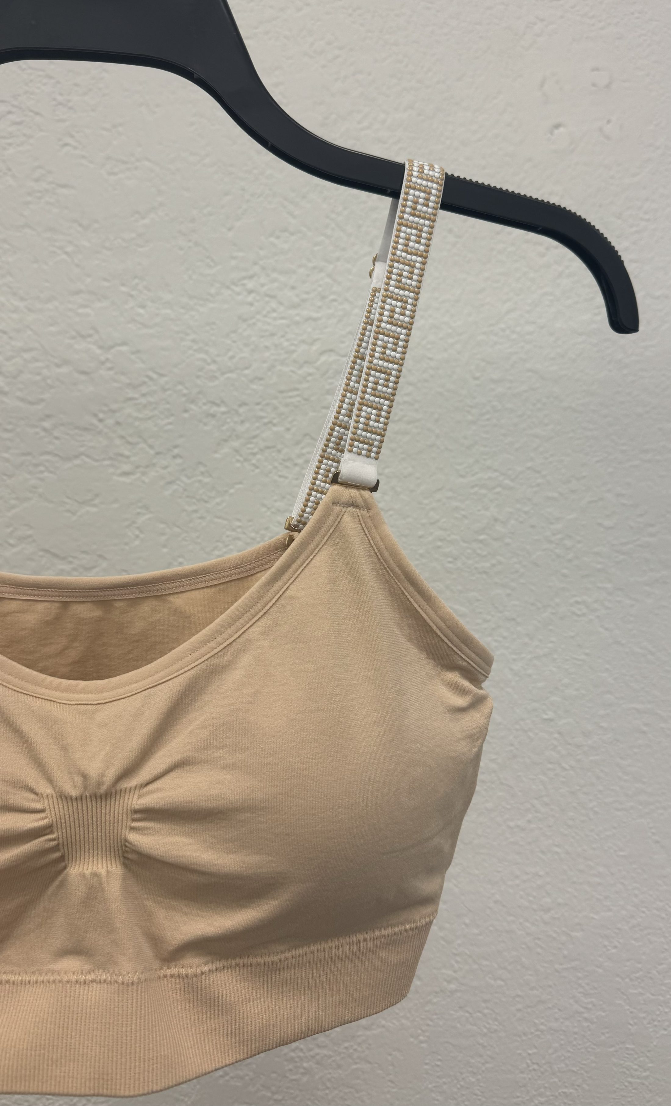 Luxe Stud Plus Nude Bra