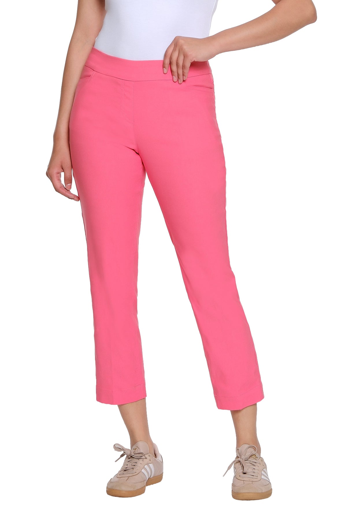 Pull-On Crop Pant with Real Front and Back Pockets