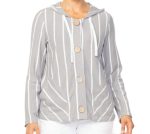 Button Front Hoodie