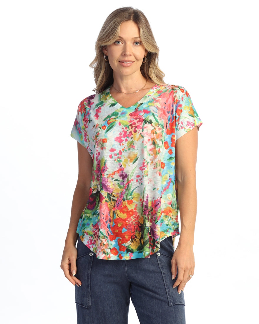 Emilia V-Neck Dolman Sleeve Top