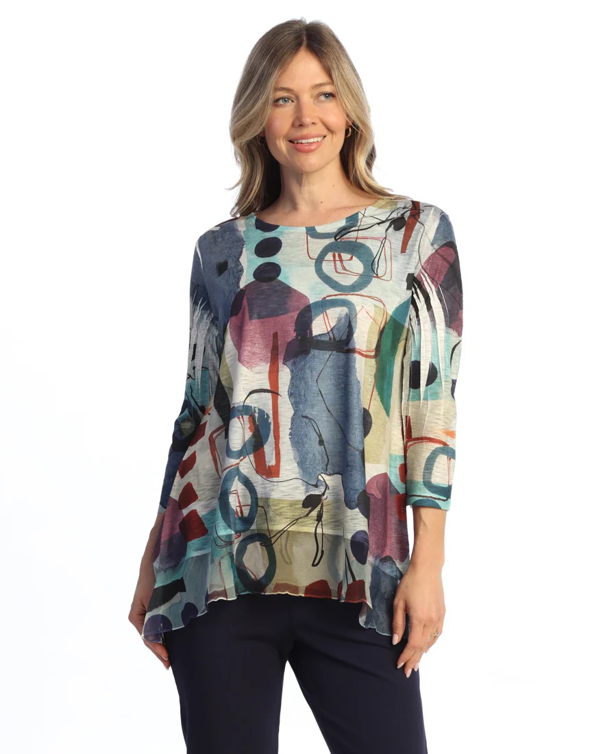 Sienna Chiffon Contrast Top