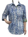 Contrast Sleeve Printed Top