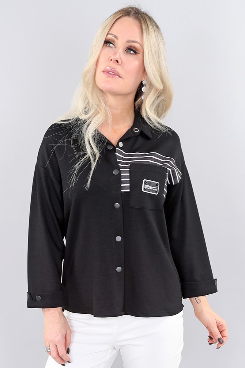 Faux Pocket Shirt