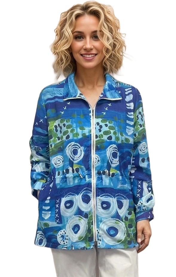 Collared Jacket with Zipper