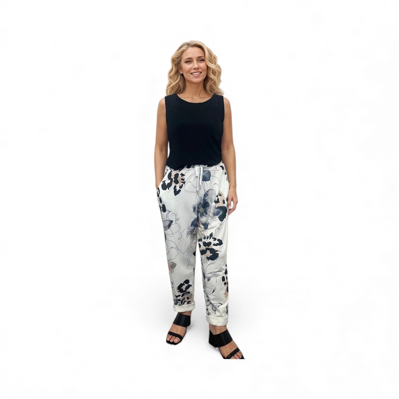 Flower Print Pant
