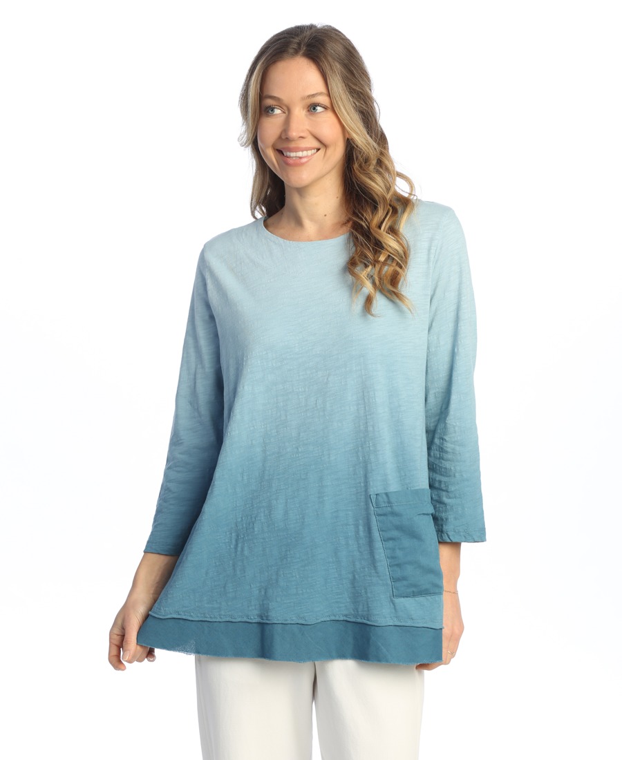 Cotton Slub Tunic Top