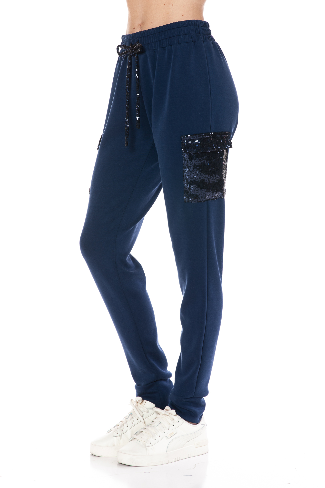 Sequin Cargo Pocket Jogger