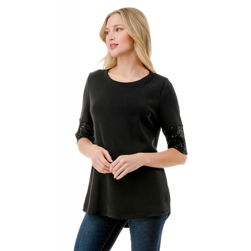 Sequin Detail T-Shirt