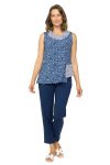 Dot Mix Cowl Top