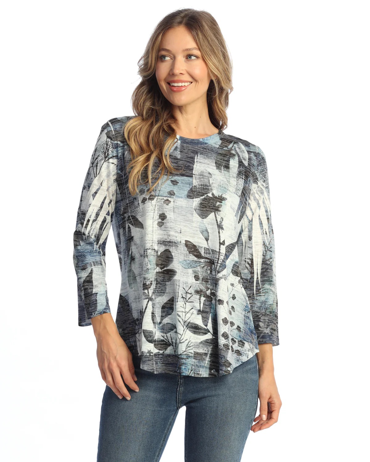 Primrose Burnout Tunic Top