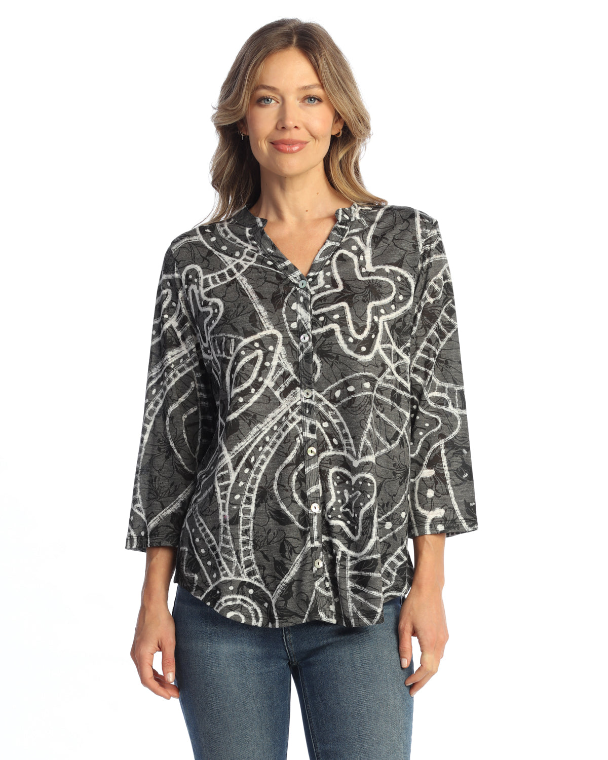 Art Deco Button Down