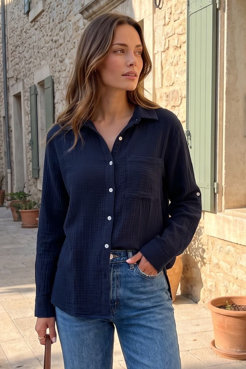 Celia Button Down Top