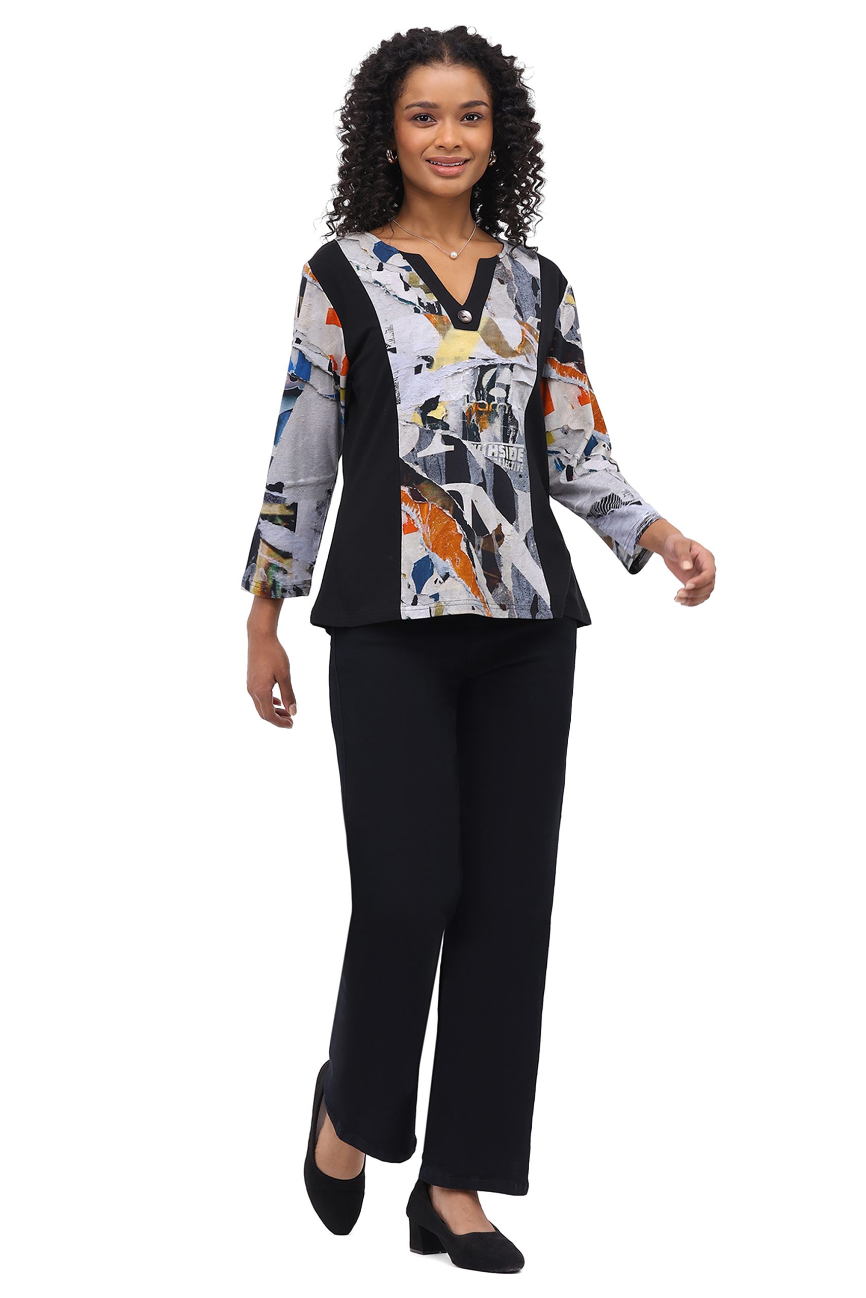 Poet V Neck Top