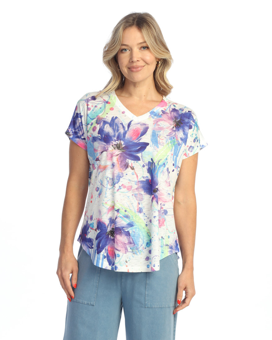 Sophia V-Neck Dolman Sleeve Top
