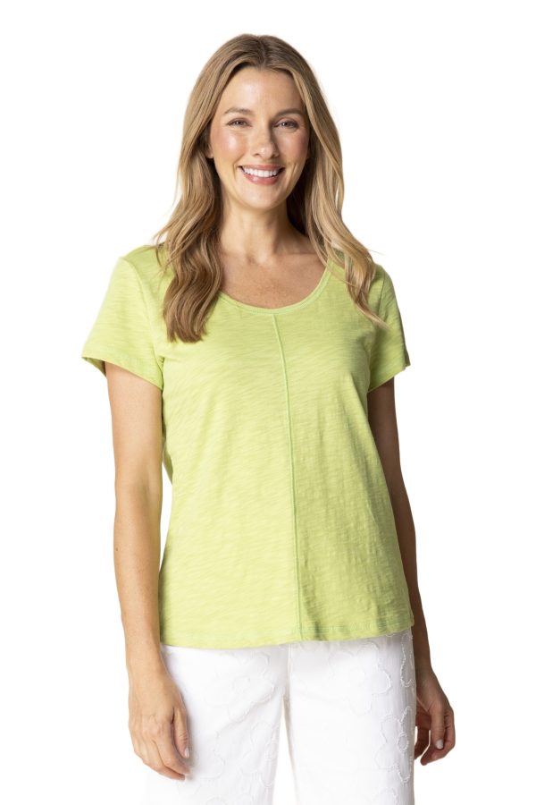 Cotton Pebble Coverstich Tee