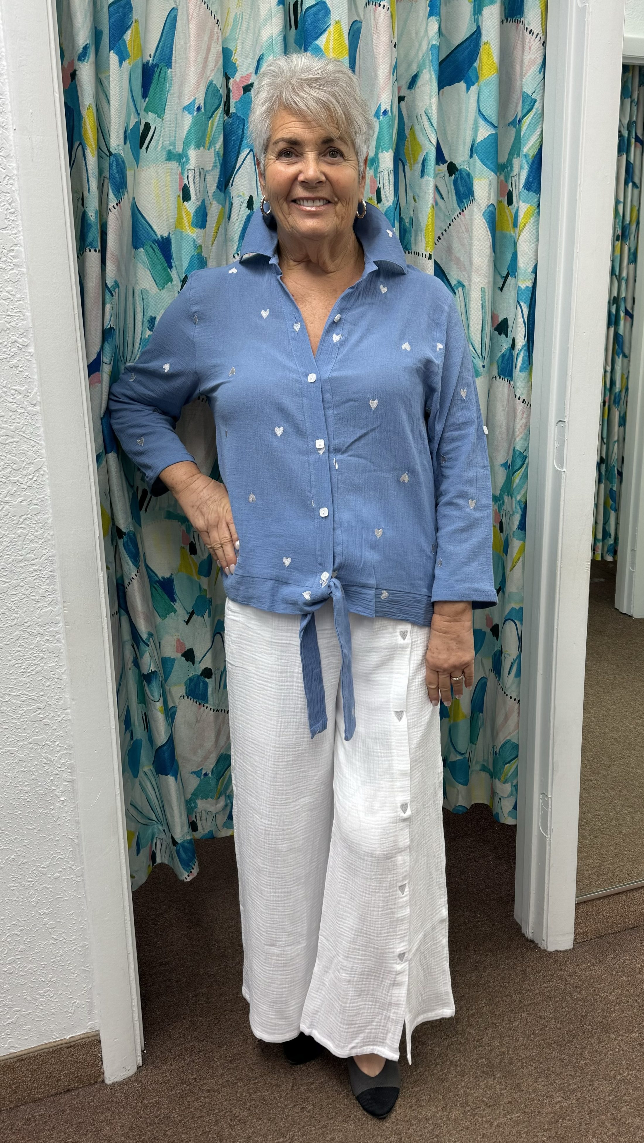 Linen Pant with Heart