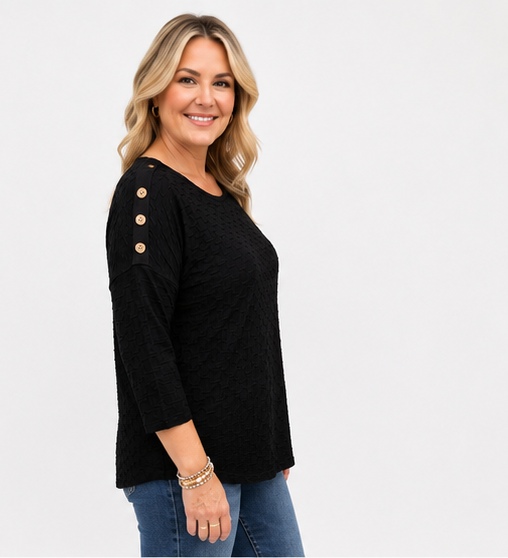 Scoop Neck Knit Top