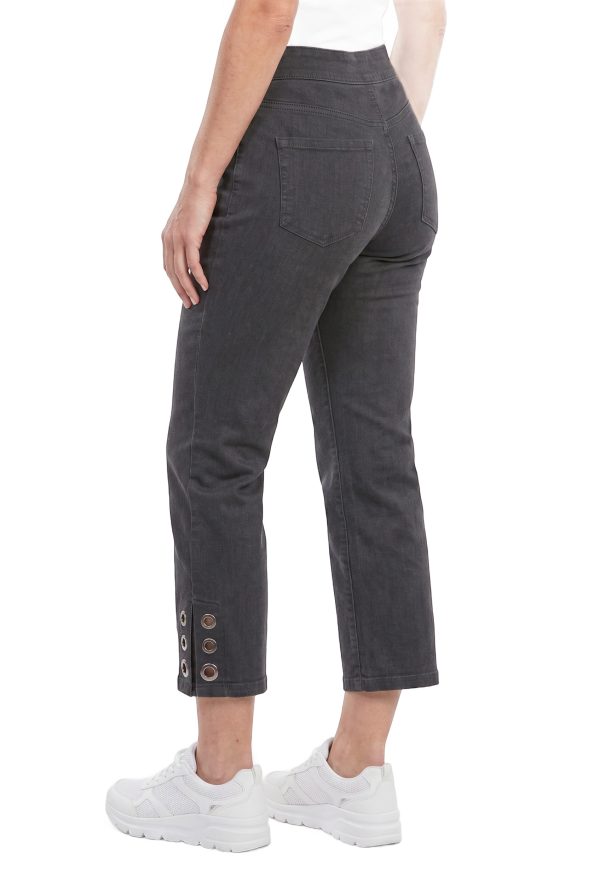 Ankle Grommet Crop Jean