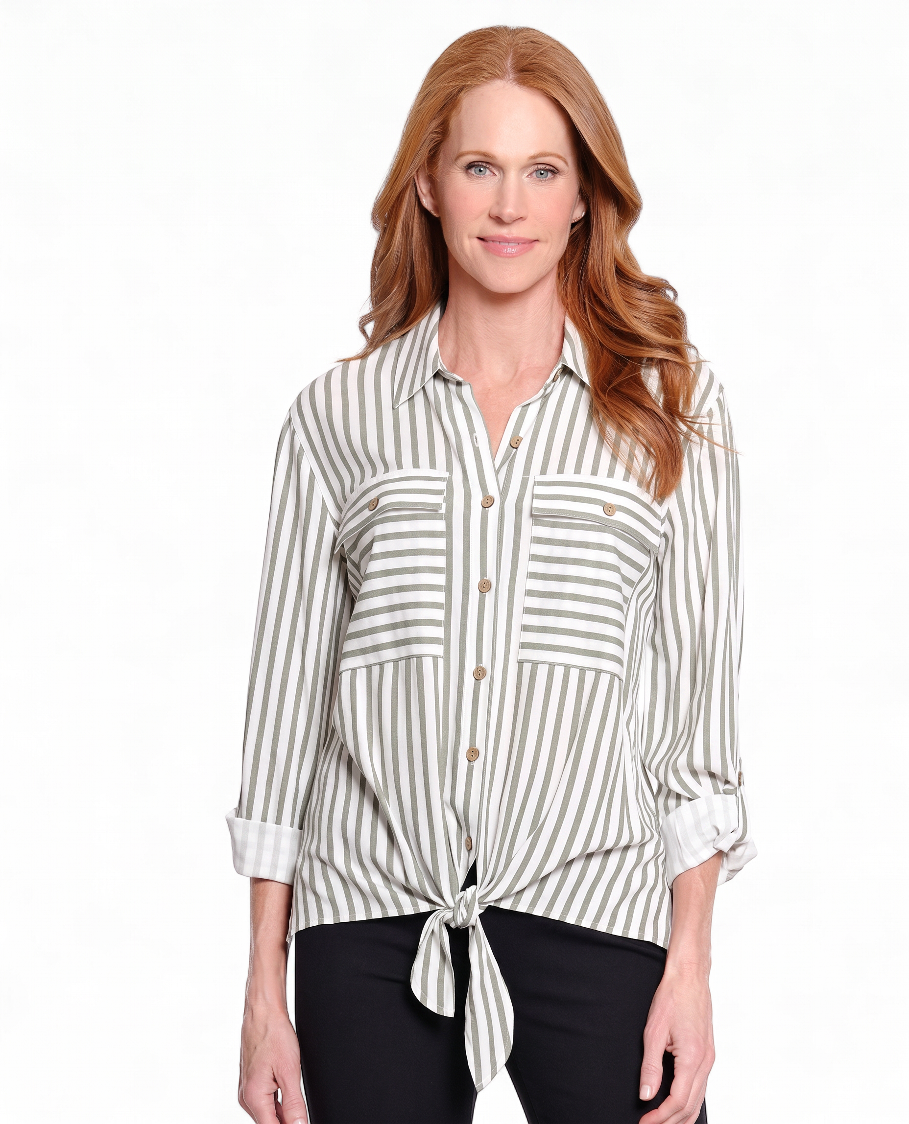 Roll Tab Woven Shirt