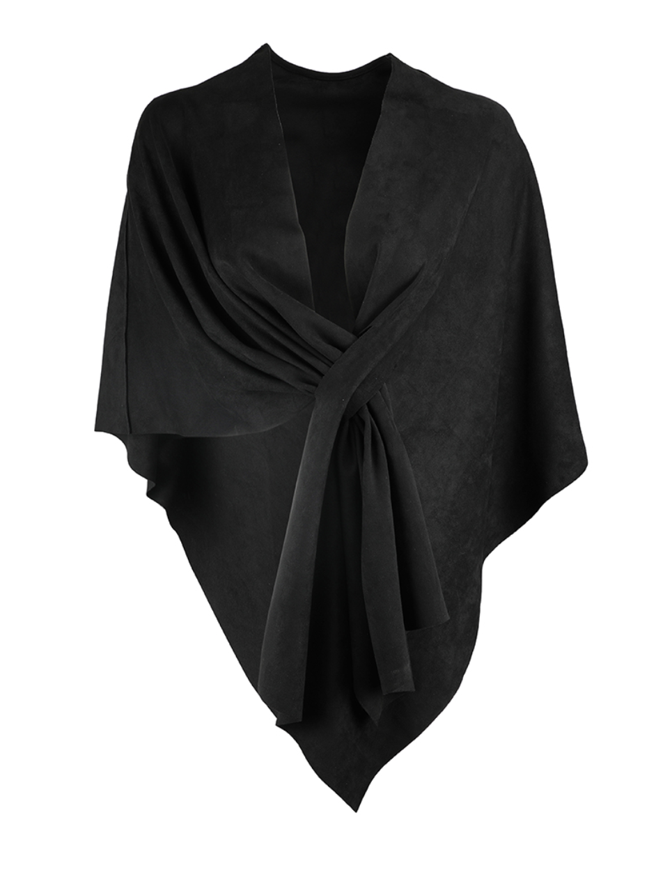 Faux Suede Wrap