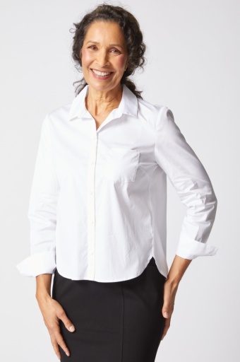 Travel Shaped Hem Shirt